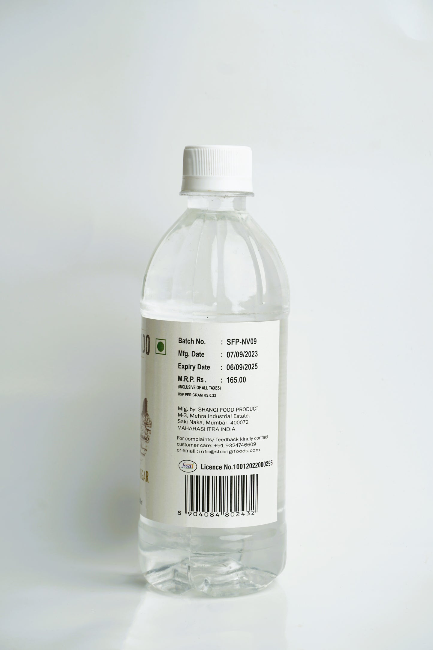 NATURAL VINEGAR PET 500ml