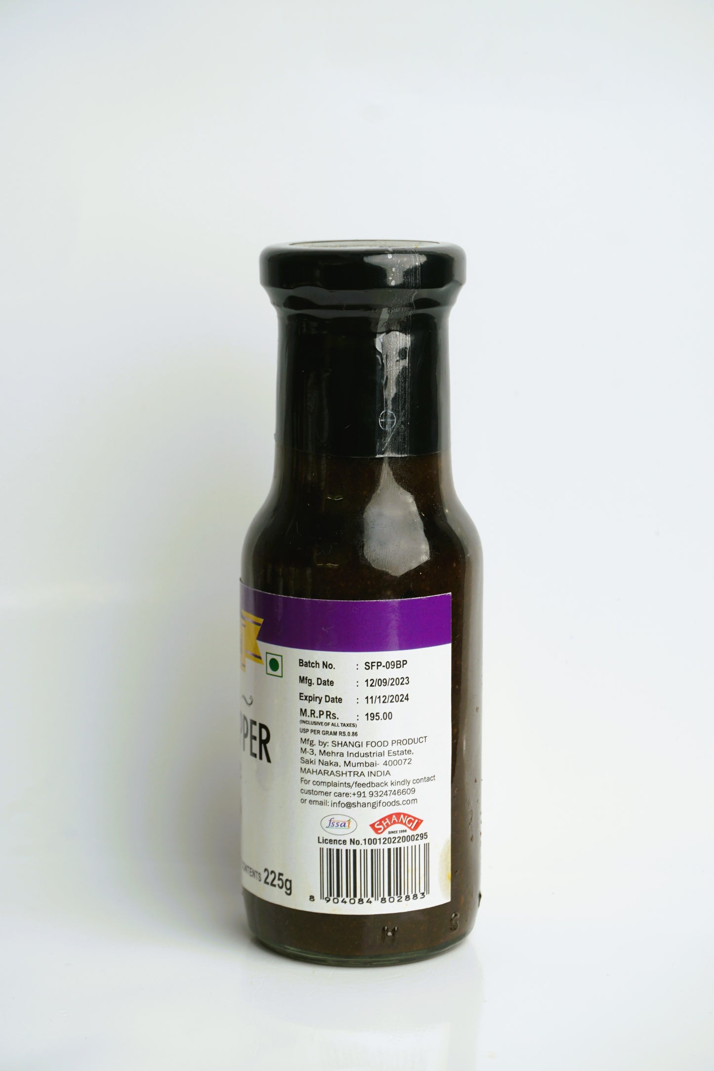 BLACK PEPPER SAUCE 225g