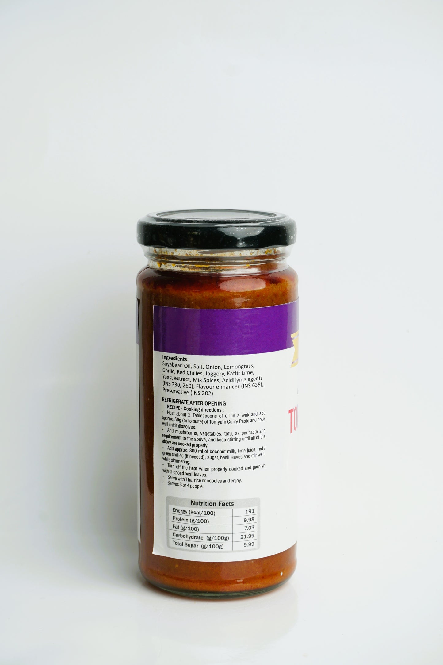 TOMYUM PASTE VEG 250g