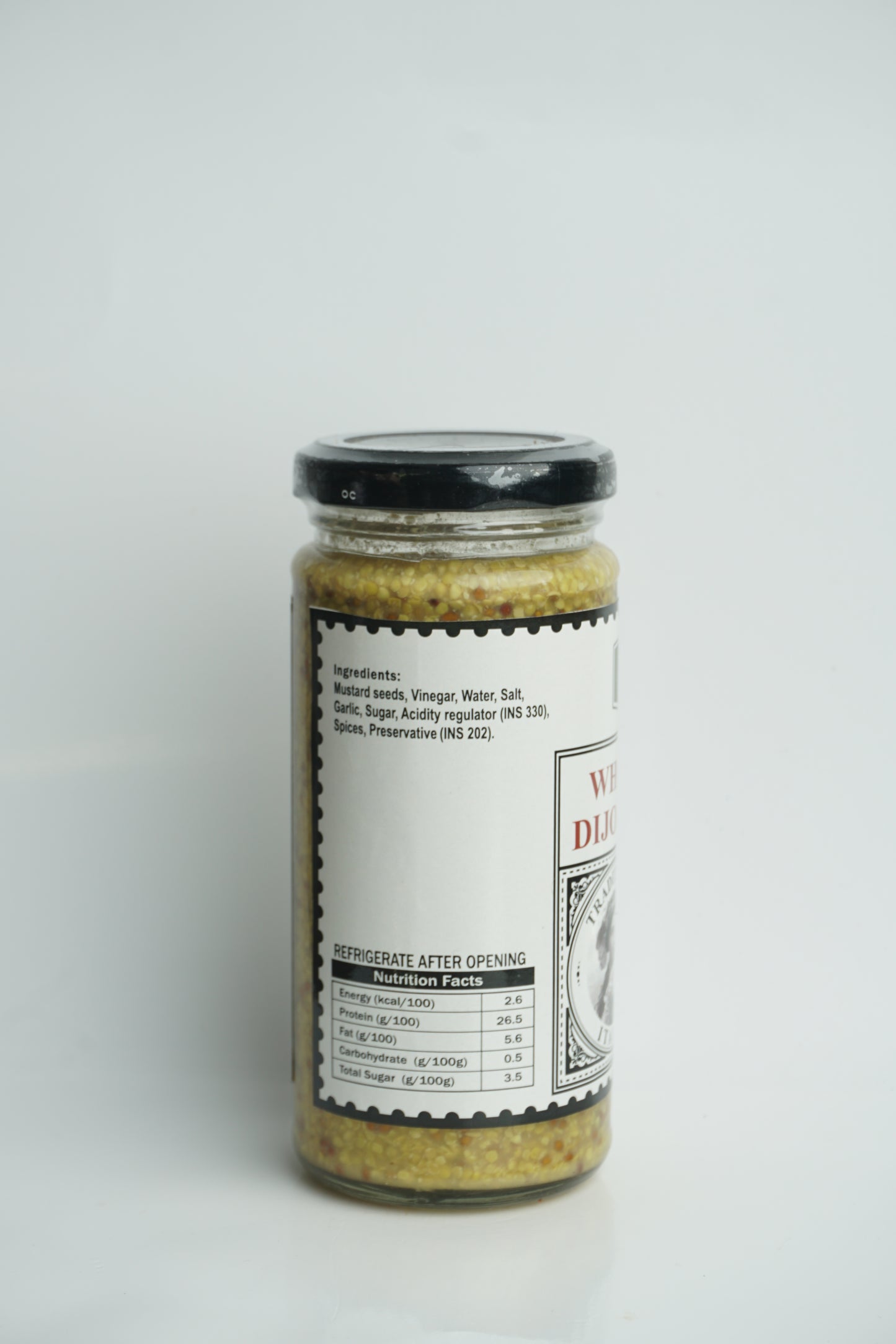 WHOLEGRAIN DIJON MUSTARD 250g